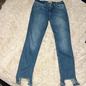 Hudson Collin skinny jeans Size 26 raw notched hem